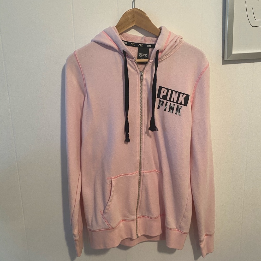VICTORIAS SECRET PINK zip up hoodie